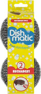 Dishmatic 2 Refills Sponge Stainless Steel