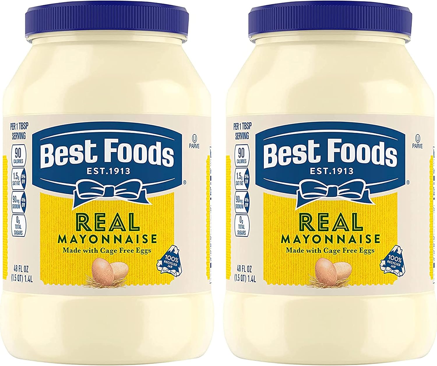 Best Foods Real Mayonnaise Gluten Free 48 oz Twin Pack
