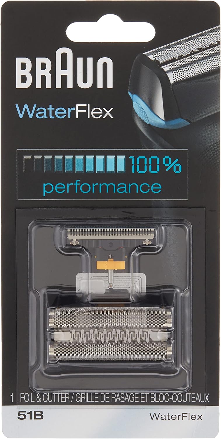 Braun Series 5 Old Generation Electric Shaver Replacement Head - 51B - Compatible with Waterflex Electric Razor WF2s