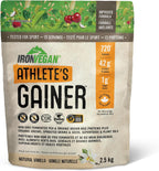 IRONVEGAN Gainer Vanilla Protein Powder, 2500 GR