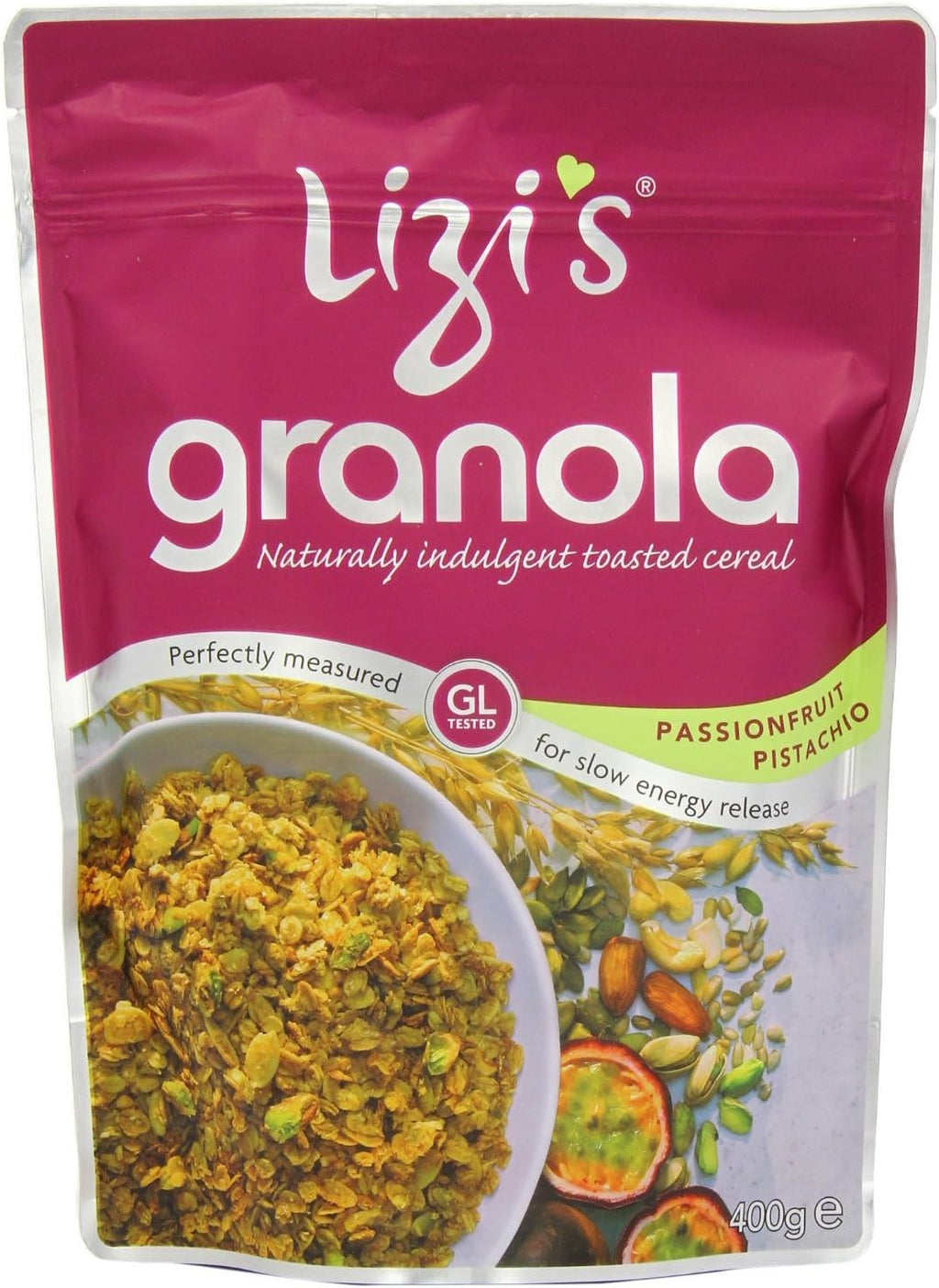 Lizi's Passionfruit Pistachio Granola (400g) - Pack of 2