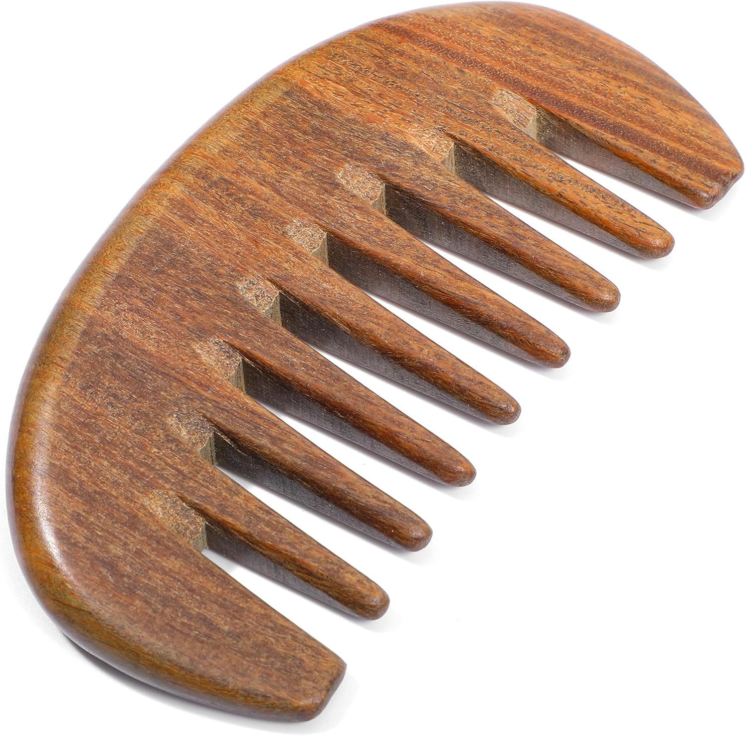 Wooden Wide Tooth Comb Pine Wood Scalp Massage Detangling Wooden Hair Comb for Women and Men