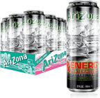 AriZona Rx Energy Watermelon, Herbal Tonic Drink with Green Tea and Citrus, 130mg Caffeine per Container - Big Can, 22 Fl Oz (Pack of 12)