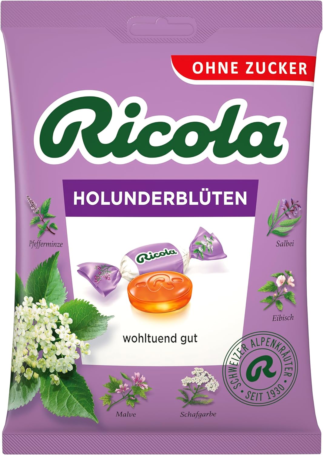 Ricola Holunderblüten Beutel, 75 g