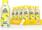 Saint James Iced Tea - Organic Black Tea - Non-GMO, Gluten Free, Zero Calorie, Zero Sugar - Classic Lemon, 12 Pack (16 fl oz each)