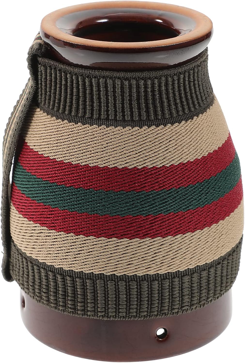Cup Ceramic Burner Holder Moxa Box Scraping Can Moxa Cone Burning Tool with Storage Pouch and Net