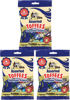Walkers' Nonsuch Assorted English Toffees & Chocolate Éclairs – British Candy Mix with English Creamy Toffee, Milk & Dark Chocolate Covered, Banana Split & Eclairs – 5.29 Oz (Pack of 3)