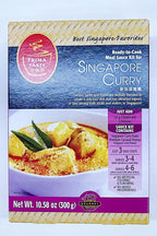 Prima Taste Singapore Curry Sauce Kit, Ready-to-Cook, 10.58 oz, No Artificial Colors or Preservatives