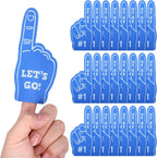 24Pcs Mini Foam Fingers Fan Baseball Party Favors We Are #1 Hand Fingers Accessories Football Sports Themed Party Team Supplies Gifts for Hockey Games Basketball Soccer Sport Events Birthday