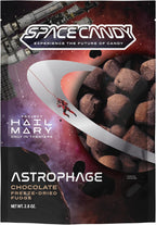 Space Candy Meteor Bites Freeze-Dried Taffy Candy - Fruity Crunchy Meteor Chunks, Astronaut-Inspired Cosmic Candy, Fun Party Treats & Novelty Gift Pack, USA Made Snack (3 Pack) (Astrophage Chocolate Fudge)