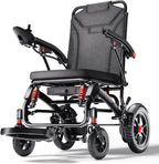 39LB Ultra Lightweight 25 Miles Electric Wheelchairs for Adults, Foldable Motorized Wheelchair for Seniors, Long Travel Range Mobility Scooter, All Terrain Compact Portable Power Wheelchair