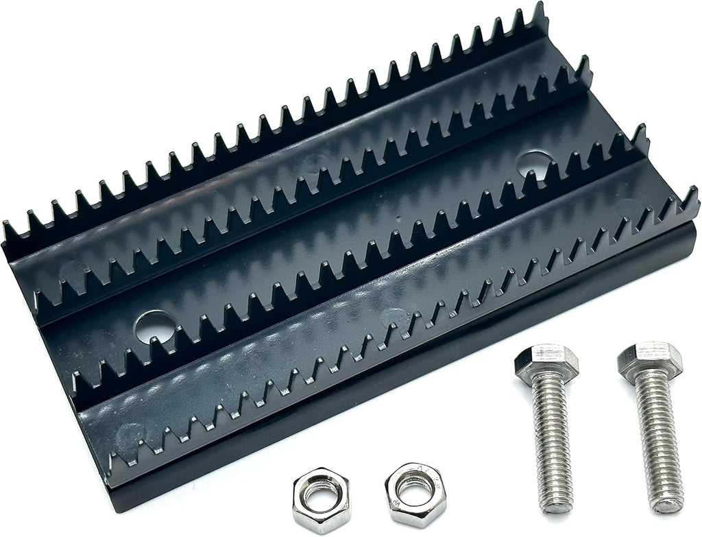 Buff Rake Metal Plate Replacement | Buffing Wheel Rake Teeth Head with 2 Set Screws | Buff Rake Tool | Dress and Clean Buffing Wheel Surface for Compound and Residue Cleaning (Pack of 1)