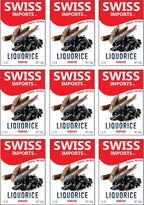 Swiss Imports Sugar Free Bonbons Hard Candy Drops, Licorice, 1.4 oz/40g Box, 9 Pack