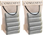 Stickable Storage Bag, 10 Pcs 11.5 In x 9.5 In Hanging Mesh Bags for Kitchen, Bathroom Garbage and Cloth Storage (10)