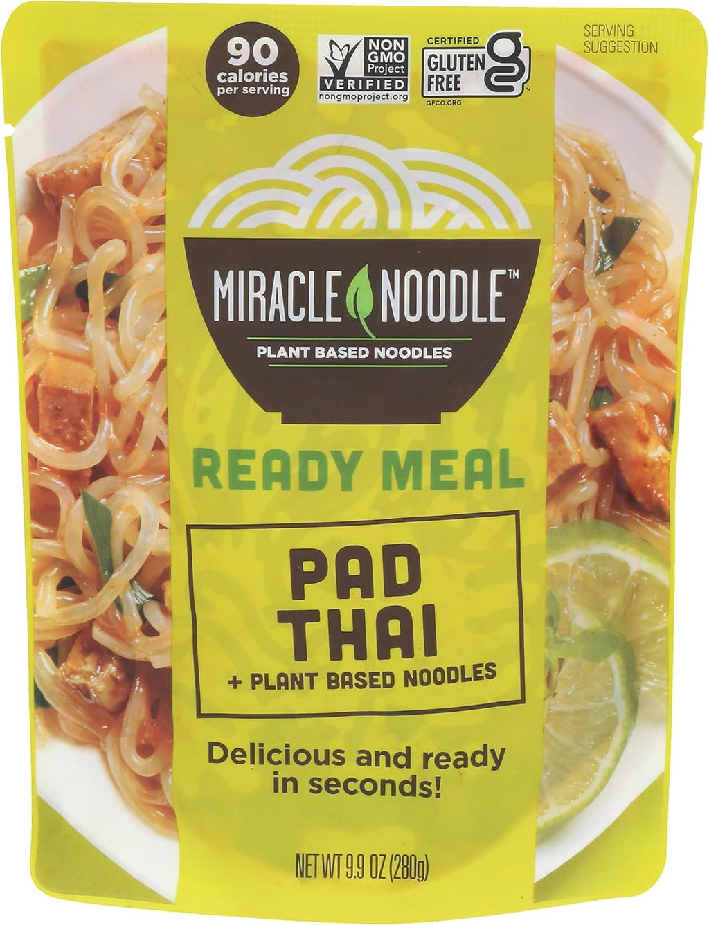 MIRACLE NOODLE Ready To Eat Pad Thai, 9.9 oz