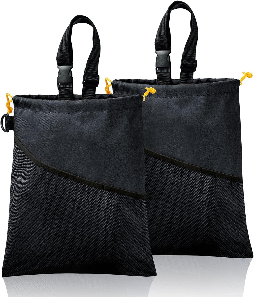 GNEGNI 2PCS Car Garbage Can, Hanging Car Trash Bag with Waterproof Leakproof Lining