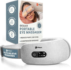 LifePro Portable Eye Massager with Heat and Vibration - Oculax 4 Soothing Modes for Compression Massage to Help Reduce Puffy and Dry Eyes-Rechargeable Heated Migraine Mask with Bluetooth Music