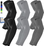 BHYTAKI Cooling Compression Arm Sleeves for Men Women,UPF50 UV Sun Protection Sleeves for Work Sport Tattoo Cover Up