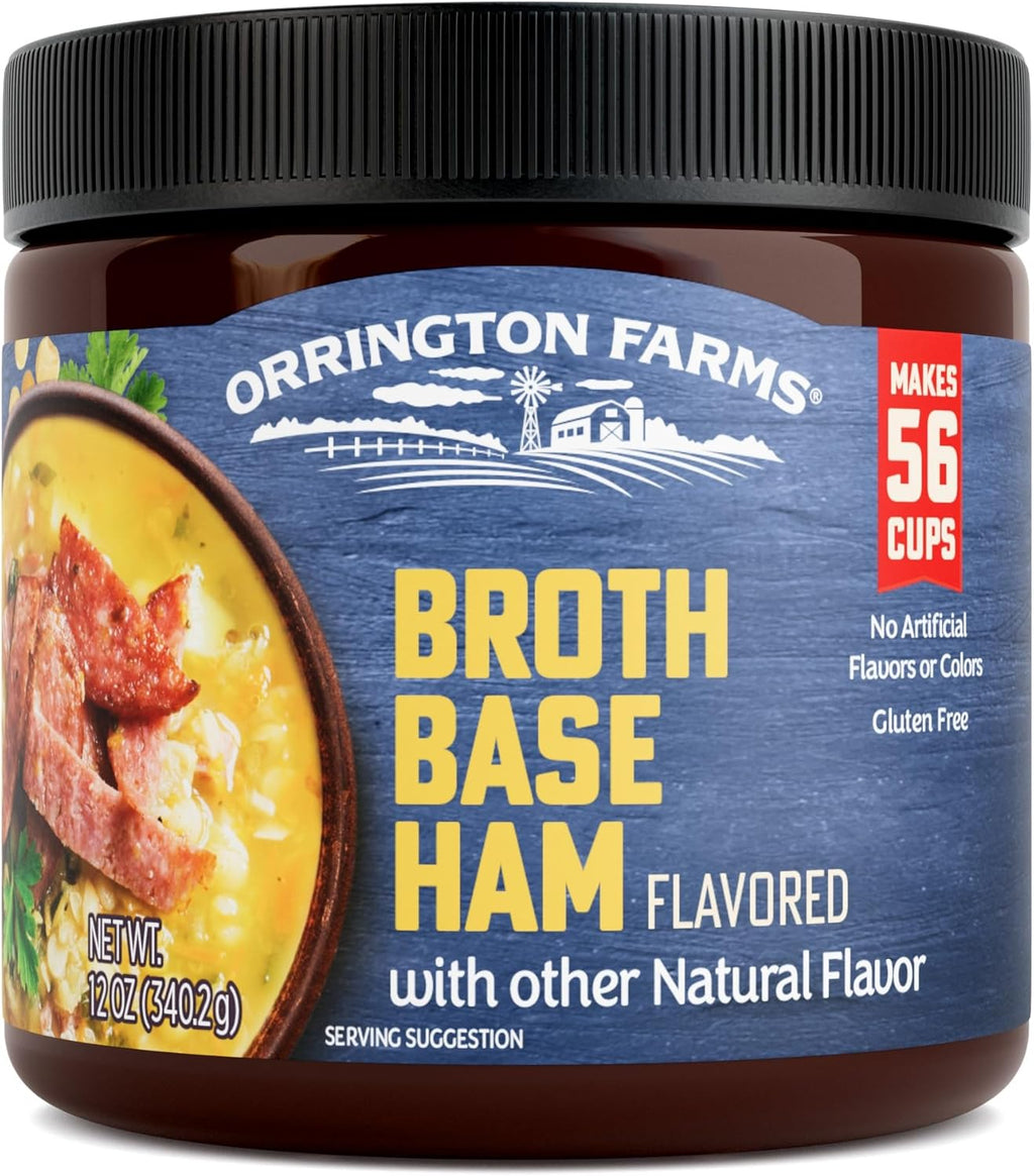 Orrington Farms Ham Flavored Granular Base, 12 Ounce (Pack of 6)