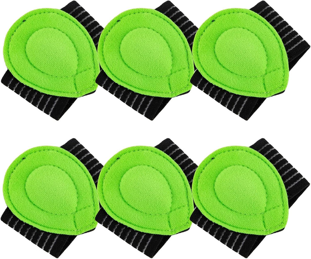3-Pair Arch Support Compression Sleeves for Plantar Fasciitis Relief & Foot Pain, Maximum Support for Flat Feet & High Arches, Men & Women, Black/Green