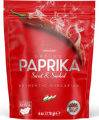 Artisan SWEET SMOKED Hungarian Paprika Powder (6oz/170g) Non-GMO, Imported from Hungary, Amazing Color, Unrivalled Flavor