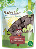 Food to Live Organic Cacao Paste Wafers, 8 Ounces - Non-GMO Cacao Liquor, Wafers and Bars, Pure, Unfiltered, Unrefined, Keto, Vegan, Bulk, Rich in Dietary Fiber, Copper, and Manganese, Sirtfood