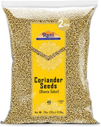 Rani Coriander (Dhania) Seeds Whole, Indian Spice 32oz (2lbs) 908g ~ All Natural | Gluten Friendly | NON-GMO | Vegan | Indian Origin