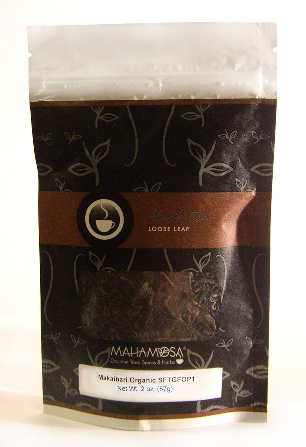 Mahamosa Makaibari Organic SFTGFOP1 2 oz - Darjeeling Indian Black Tea Loose Leaf, Single Estate Black Tea