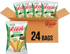 Sensible Portions Garden Veggie Snacks - Veggie Straws, Gluten Free, Snack Size Sea Salt, 1 Oz (Pack of 24)