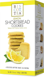 BISCOTTEA Lemon Shortbread Cookie (8 Cookies)