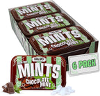 Big Sky Sugar Free Mints - Chocolate Mint - 50 Count Tin (Pack of 6) | Kosher Certified, Vegan Candy | Aspartame & Gluten Free | Sugar Free Mints for Travel & Sharing, Long Lasting Freshness