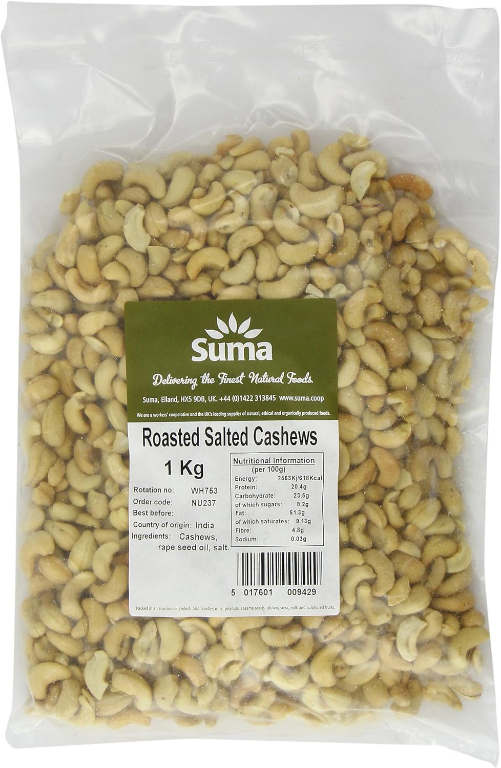 Suma Salted Cashew Nuts 1 kg