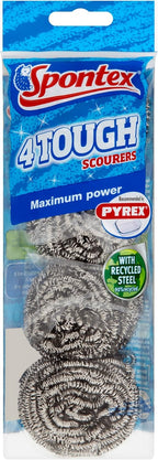 Spontex Tough Scourer 4 per Pack