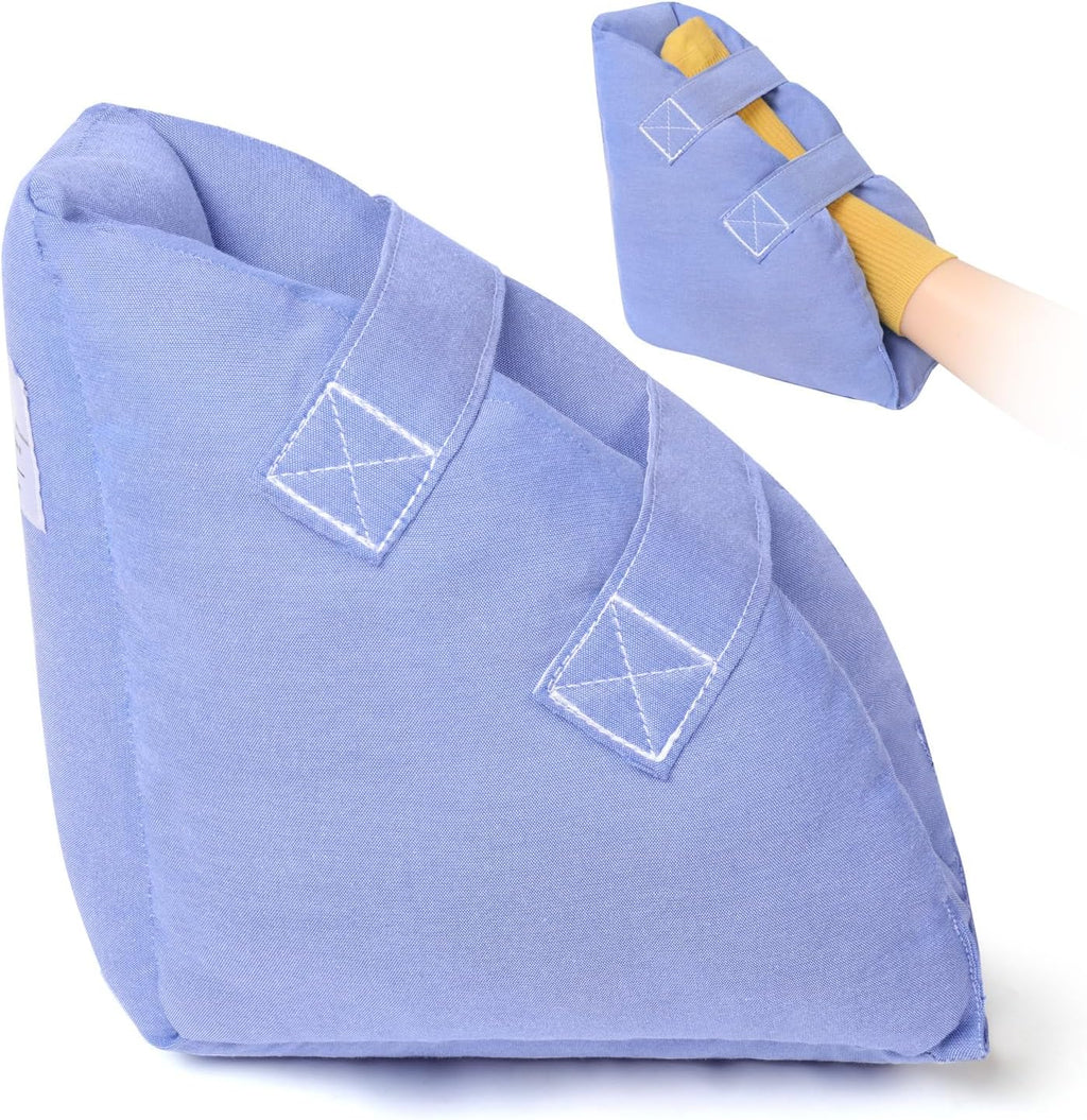 Heel Protector for Pressure Sores, Adjustable Heel Pad Bed Sore Relief Boot, Pressure Ulcer Cushion with Ankle & Feet Support, Ideal for Elderly Bedridden & Surgery Recovery