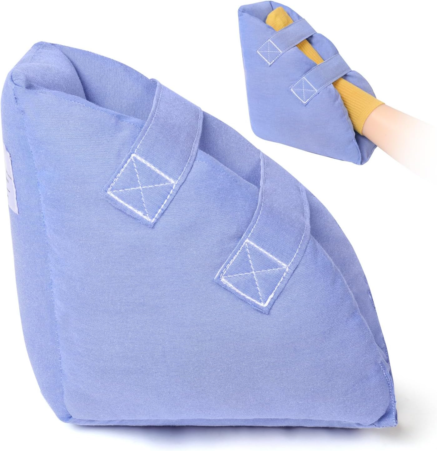Heel Protector for Pressure Sores, Adjustable Heel Pad Bed Sore Relief Boot, Pressure Ulcer Cushion with Ankle & Feet Support, Ideal for Elderly Bedridden & Surgery Recovery