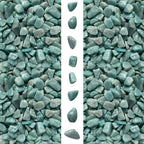 gemshan Amazonite Chip shealing stone 2lb/910g Healing Crystal Chips 7mm-9mm for Aquarium Vase Plant Decoration Jewelry DIY
