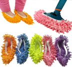 10 PCS 5 Pairs Dust Duster Mop Slippers Shoes Cover, Multi Function Washable Microfiber Foot Socks Floor Cleaning Shoes Cover for House Kitchen Office