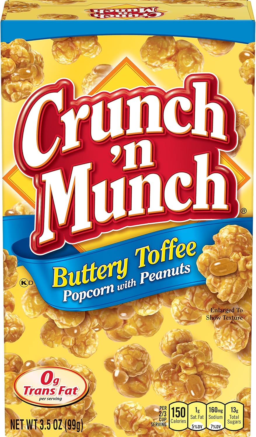 Crunch 'n Munch Buttery Toffee Popcorn with Peanuts