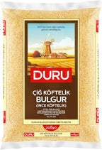 Duru Extra Fine Bulgur, 2000 g, Wheat Berries, 100% Natural and Certificated, High Fiber and Protein, Non-GMO, Great for Vegan Recipes, Better than Rice
