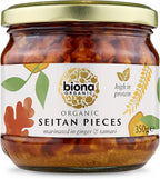 Biona Organic - Seitan Pieces (in Soya Sauce & Ginger) - 350g
