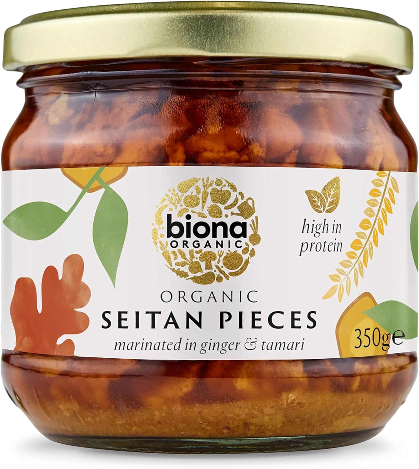 Biona Organic - Seitan Pieces (in Soya Sauce & Ginger) - 350g