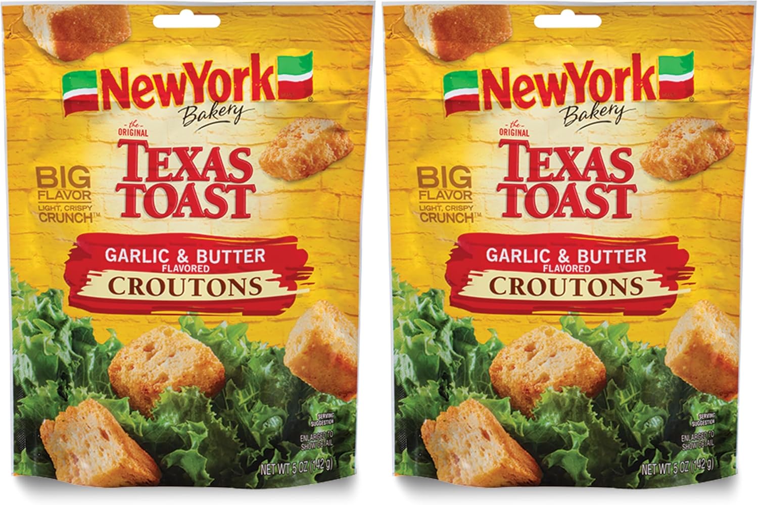 New York Garlic Butter Croutons, 5 oz (Pack of 2)