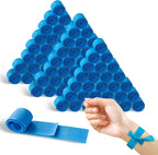 100 Pcs Disposable Tournique, Ourniquet for Blood Draw, 1 inch Wide x 18 inch Long, Latex-Free and Tear-Resistant, Medical Emergency Supplies for Nursing, Travel, and Outdoor First Aid