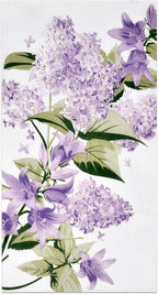 Gift Boutique 100 Lilac Floral Guest Napkins Disposable Purple Lavender Flowers Dinner Paper Hand Napkin for Spring Bathroom Powder Room Birthday Party Supplies