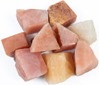 Crocon 1LB Red Aventurine Rough Bulk Natural Stone Raw Gemstone Tumbling Cabbing Polishing Gem Mining Chakra Balancing Reiki Healing Meditation Gift Good Luck Home Office Decor