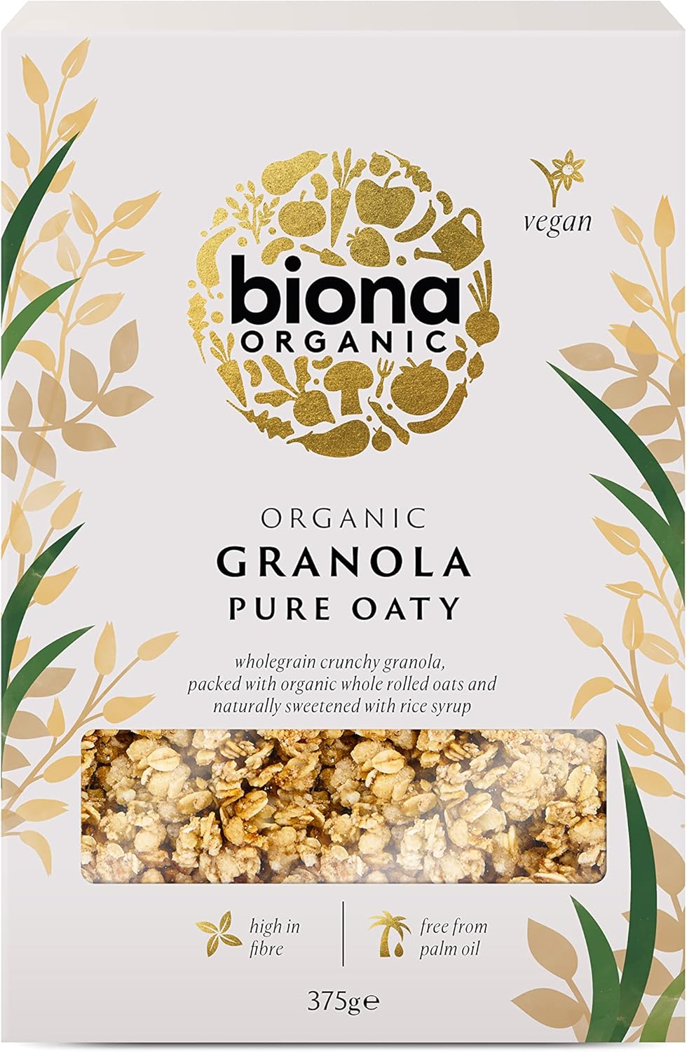 Biona Organic - Granola - Pure Oaty - Crunchy - 375g