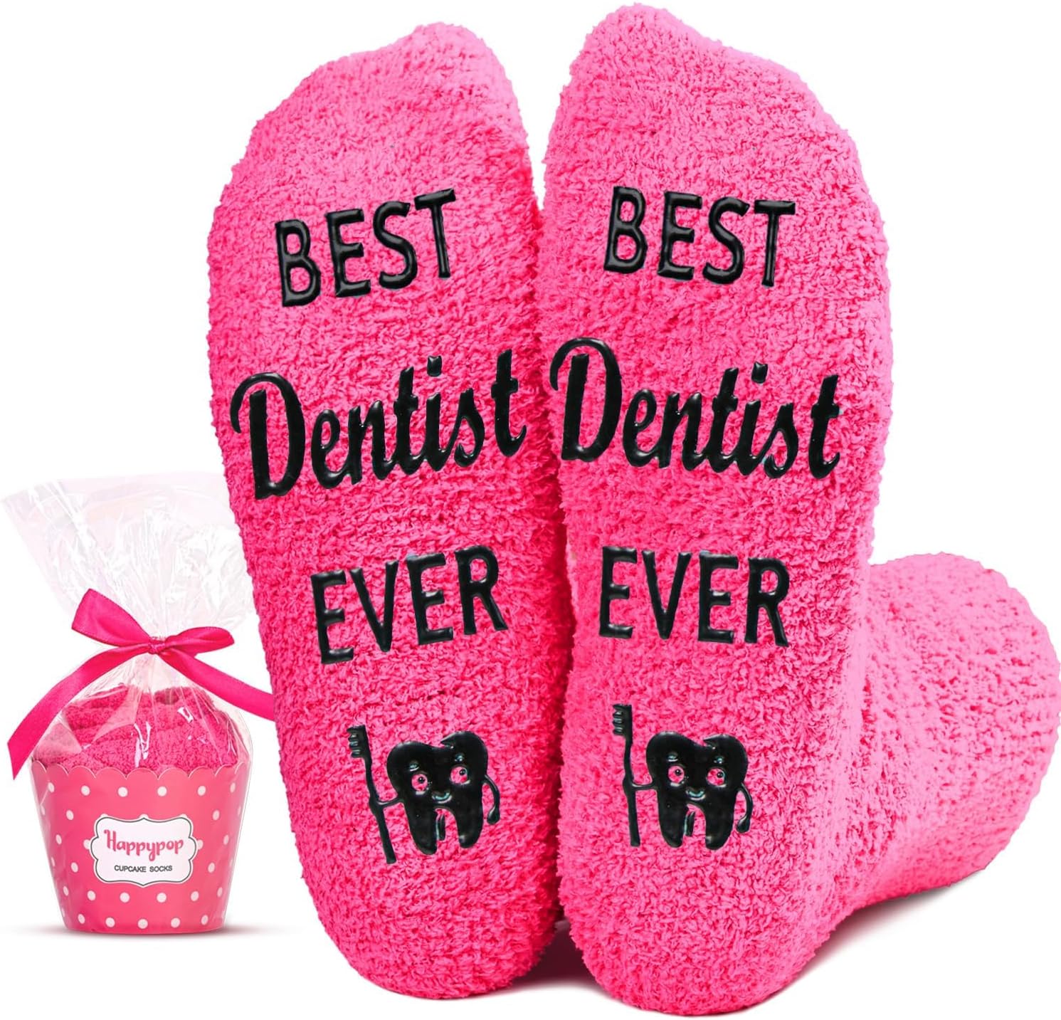 HAPPYPOP Doctor Nurse Gifts for Women - Breast Cancer Gifts, EMT Dentists Veterinarian Socks
