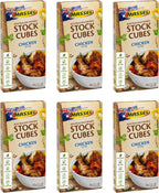 Massel Ultracube Stock Cubes Chicken Style Broth - No MSG, Gluten-Free, Bulk Pack (6 x 105g)