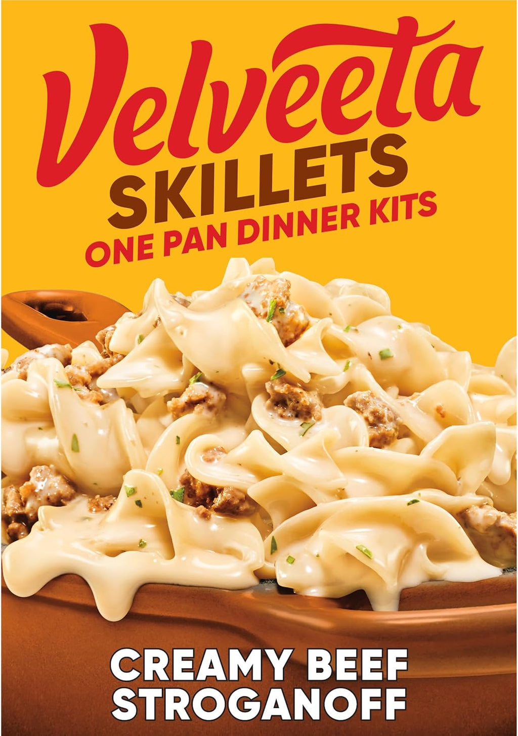 Velveeta Skillets Creamy Beef Stroganoff One Pan Dinner Kit, 11.6 oz Box