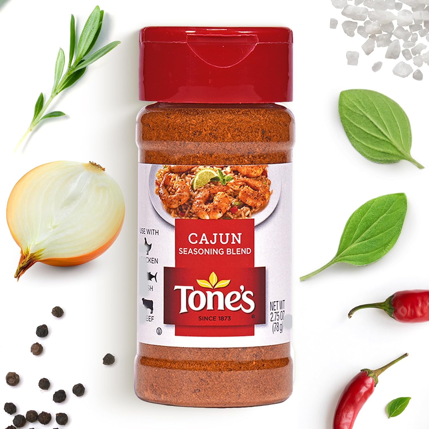 Tone's Cajun Seasoning Blend, 2.75 Ounce